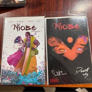 Niobe Comic Book Set Signed By The Author